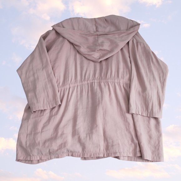 OAK + FORT Light Pink Anorak - Picture 2 of 4